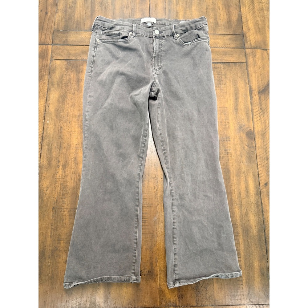 Dear John Jeanne Flare Jeans Muted Brown Women's Size 33 Stretch Denim